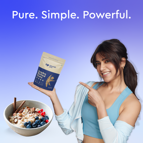 Nourish You Jumbo rolled oats | Fiber | Protein
