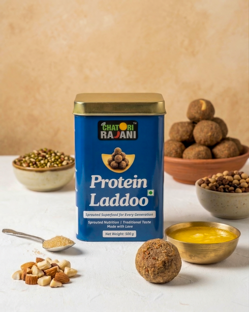 Chatori Rajani Protein Laddoo - Made with Sprouted Flour