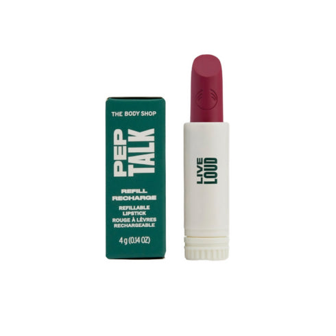 The Body Shop Peptalk Lipstick Bullet Refill Live Loud