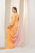 Kzari Yellow Floral Printed Anarkali Suit with Exquisite Border - Pant and Dupatta Included