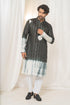 Kzari Black Mirror intricate Kurta
