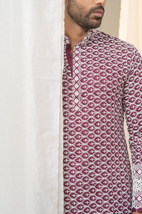 Kzari Majestic Mahal Chand Sequence Rayon Kurta