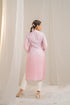 Kzari Pink Cotton Modal Satin Haryali Kurta Pant Set