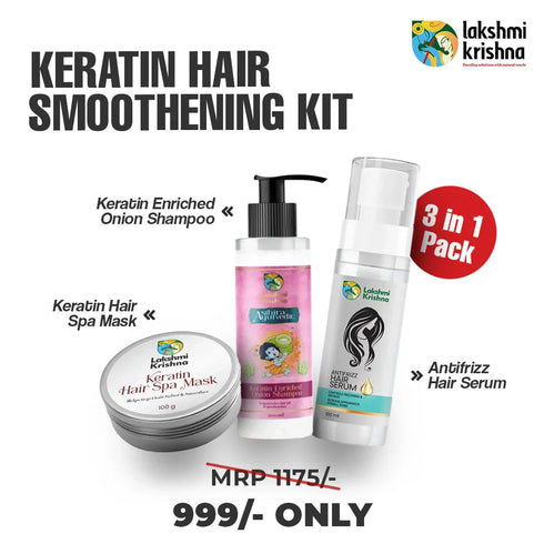 Lakshmi Krishna Naturals Keratin Hair Smoothening Kit