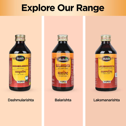 Multani Pharmaceuticals Limited Multani Khadirarishta Syrup Ayurvedic Blood Purifier Reduces Acne Pimples Skin Allergies