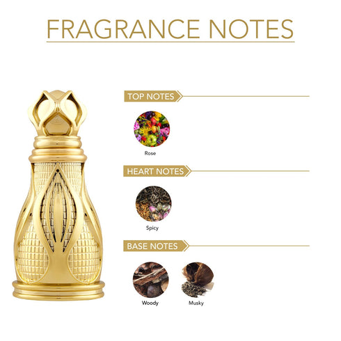 Ajmal Perfumes India KHOFOOQ Non-Alcoholic Attar for Unisex