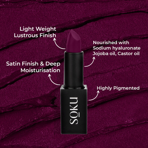 Soku Cosmetic Censored !! Creamy Matte Lipstick - Kissably Gorgeous