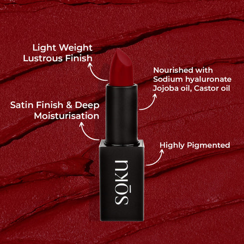 Soku Cosmetic Censored !! Creamy Matte Lipstick - Kiss Me Not