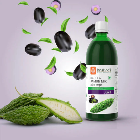 Krishna'S Herbal & Ayurveda Karela Jamun Mix Juice
