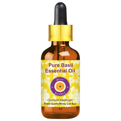 Deve Herbes Pure Basil Essential Oil