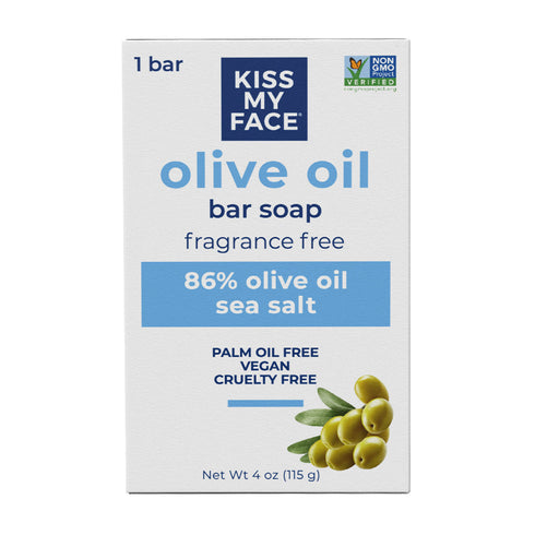 Kiss My Face Pure Olive Oil Bar Soap Fragrance Free