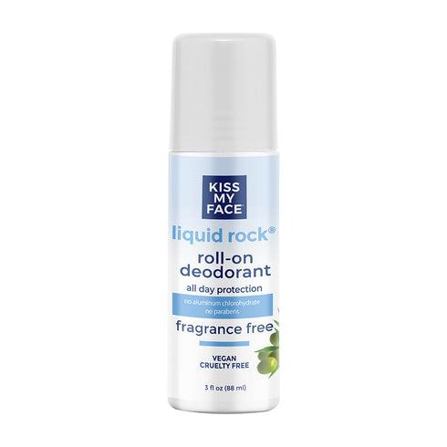Kiss My Face Liquid Rock Roll On Fragrance Free Deodorant