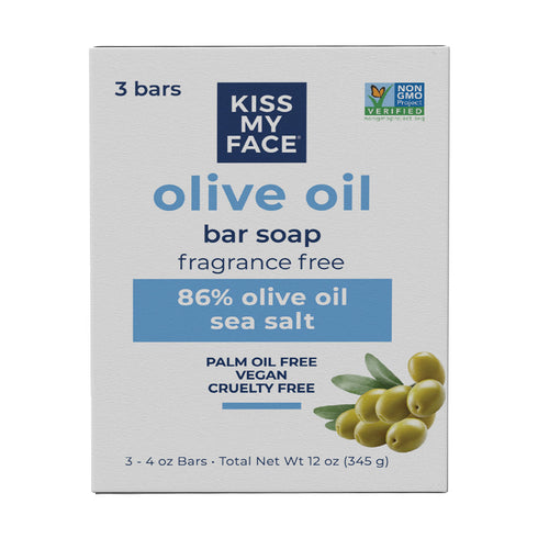 Kiss My Face Pure Olive Oil Bar Soap Fragrance Free