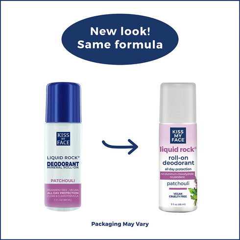Kiss My Face Liquid Rock Roll On Patchouli Deodorant