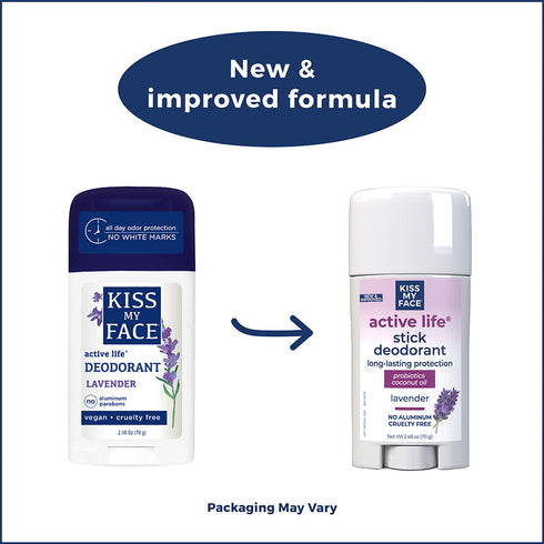 Kiss My Face Active Life Stick Lavender Deodorant