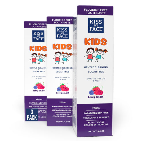 Kiss My Face Kids Berry Smart Gel Fluoride Free Toothpaste