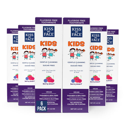 Kiss My Face Kids Berry Smart Gel Fluoride Free Toothpaste