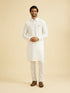 Manyavar Ethereal White Celebration Kurta