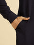 Manyavar Elegant Dark Blue Kurta