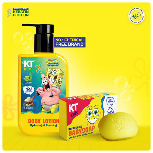 Kt Kids Soft Skin Combo Refreshing Kids Soap Moisturizing Kids Lotion