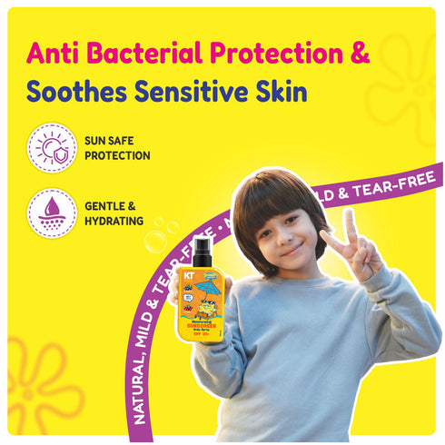 Kt Kids Kids Moisturizing Sunscreen Body Spray SPF 25