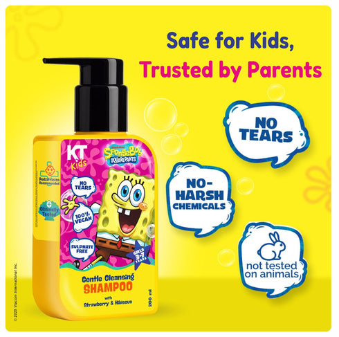 Kt Kids Gentle Cleansing Shampoo For Girls 3 7 Yrs