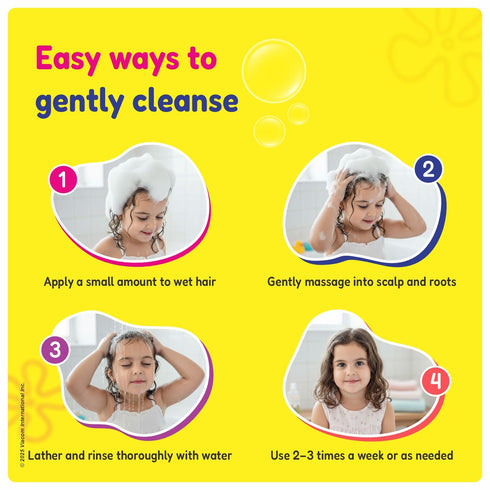 Kt Kids Gentle Cleansing Shampoo For Girls 3 7 Yrs