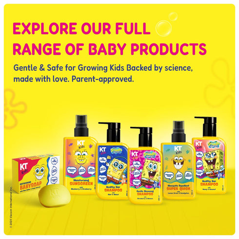 Kt Kids Gentle Cleansing Shampoo For Girls 3 7 Yrs