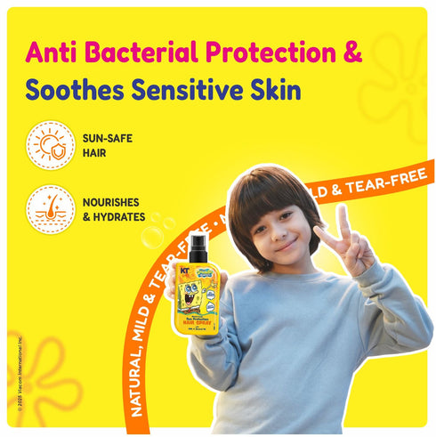 Kt Kids Moisturizing Sun Protection Hair Spray SPF 25