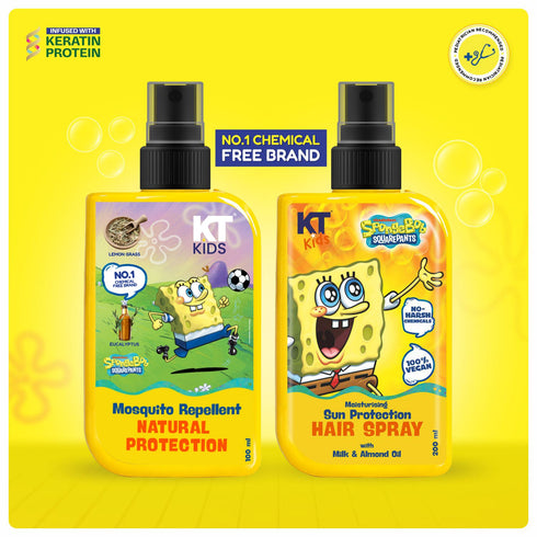 Kt Kids Outdoor Protection Combo Super Quick Mosquito Repellent Moisturizing Sunscreen Spray