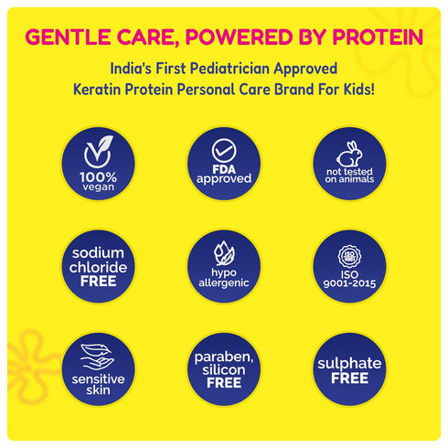 Kt Kids Haircare Trio Combo Gentle Cleansing Shampoo Boys Age 3 7years Conditioner Protein Haircare Cream Hair Leave In Serum