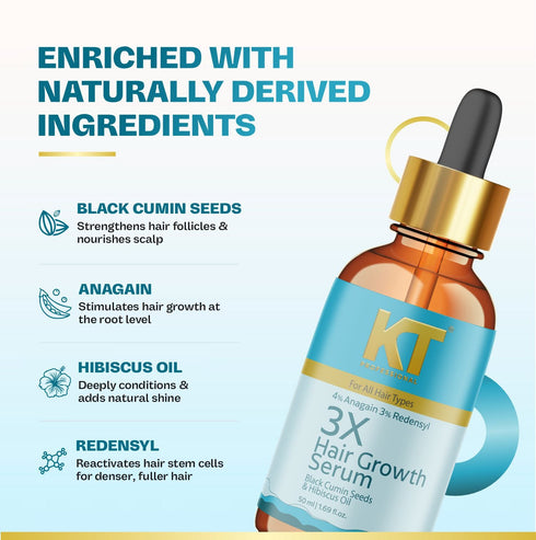 Kt Professional 3X Hair Growth Serum