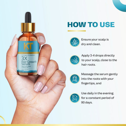 Kt Professional 3X Hair Growth Serum