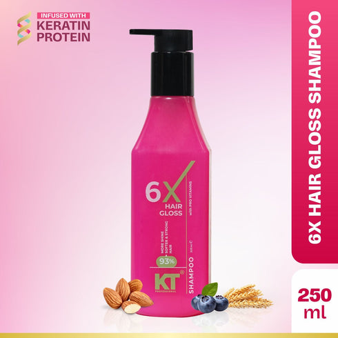 Kt Professional 6X Hair Gloss Shampoo