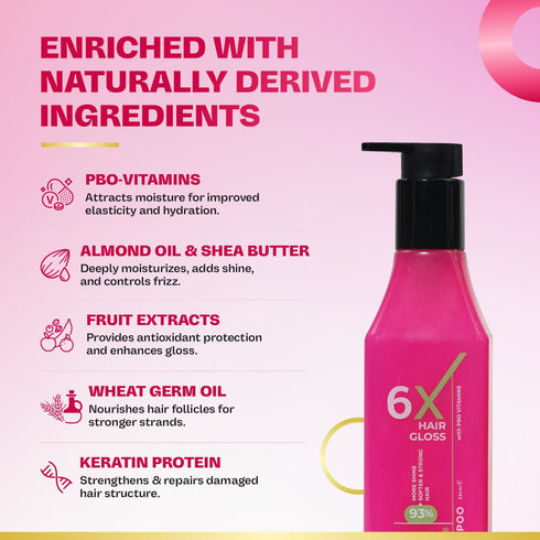 Kt Professional 6X Hair Gloss Shampoo