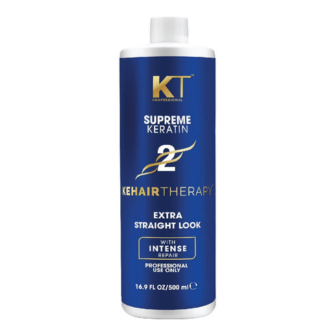 Kt Professional Supreme Keratin Hair Treatment For Extra Straight Hair & Intense Repair Sulfate Free Paraben Free 1000ml