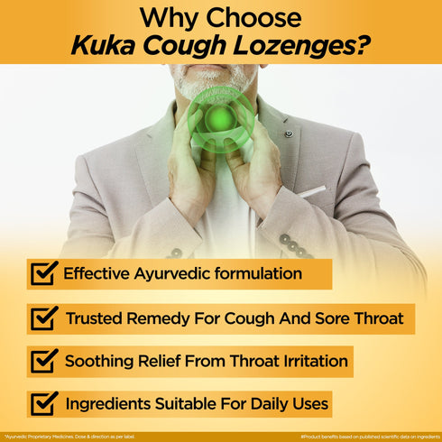 Multani Pharmaceuticals Limited Multani Kuka Tulsi Sugar Free Cough syrup & Tulsi Ginger Cough Lozenges 48 Tablets for Sore Throat & Irritating Cough