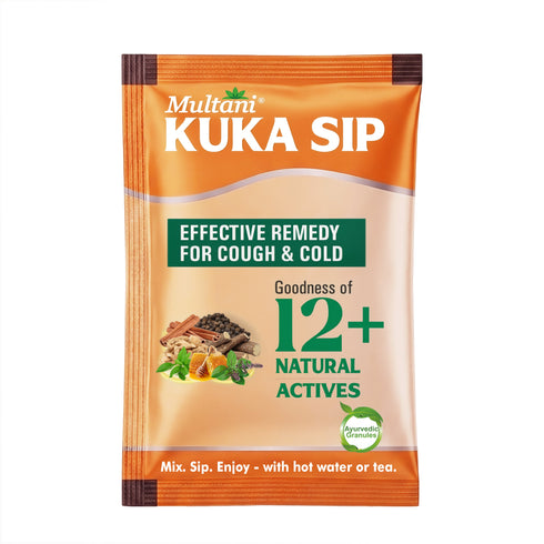 Multani Pharmaceuticals Limited Multani Kuka Sip Ayurvedic Relief Drink for Cough & Cold 12 Natural Actives