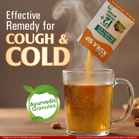 Multani Pharmaceuticals Limited Multani Kuka Sip Ayurvedic Relief Drink for Cough & Cold 12 Natural Actives