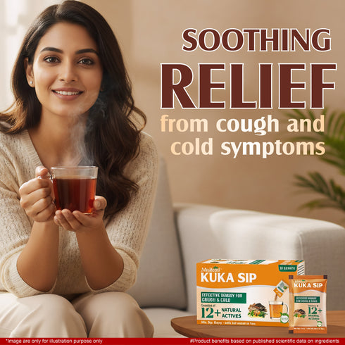 Multani Pharmaceuticals Limited Multani Kuka Sip Ayurvedic Relief Drink for Cough & Cold 12 Natural Actives