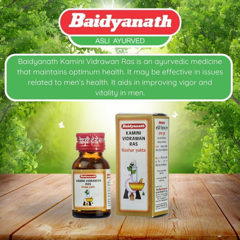 Baidyanath Vansaar Kamini Vidrawan Ras Kesar Yukta