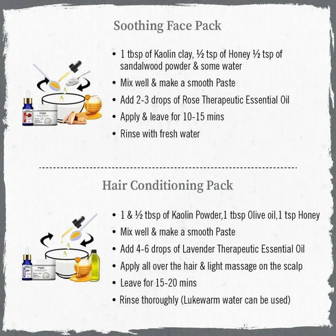 Keya Seth Aromatherapy Kaolin Clay Powder Face Pack For Women & Men