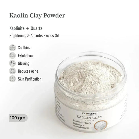 Keya Seth Aromatherapy Kaolin Clay Powder Face Pack For Women & Men