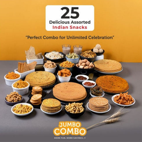 Stuti Khakhra 25 Delicious Assorted Indian Snacks Perfect For Unlimited Celebration