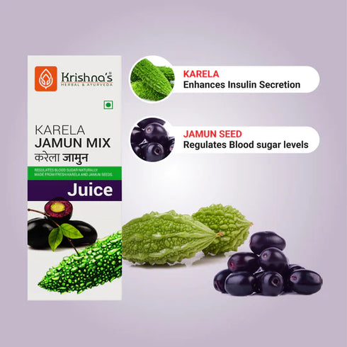 Krishna'S Herbal & Ayurveda Karela Jamun Mix Juice