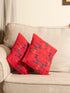 The India Craft House Kashida Pattu Woven Cushion Covers | Small