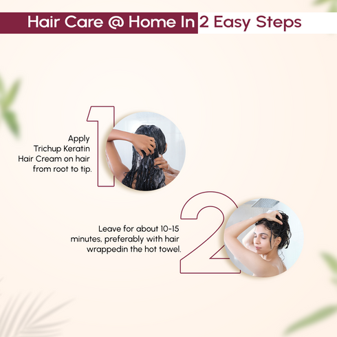Vasuestore trichup keratin shampoo hair mask hair cream fortified with keratin protein hair spa at home kit for intense damaged hair repair rebuild the strength reduce breakage of your hair