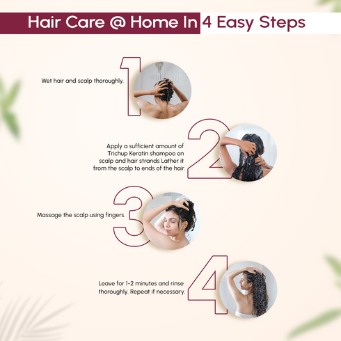 Vasuestore trichup keratin shampoo hair mask hair cream fortified with keratin protein hair spa at home kit for intense damaged hair repair rebuild the strength reduce breakage of your hair