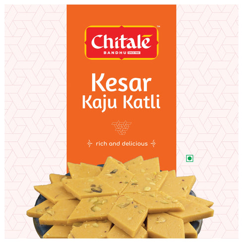 Chitale Bandhu Mithaiwale Kesar Kaju Katli