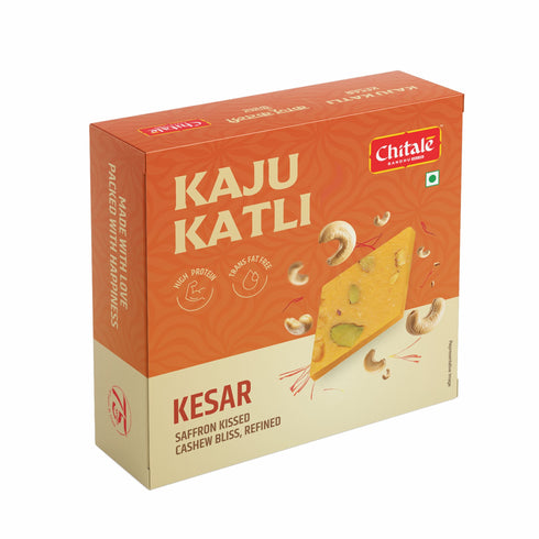 Chitale Bandhu Mithaiwale Kesar Kaju Katli